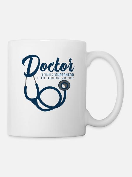 Arzt Ärzte Doc Doktor Mediziner Medizin Geschenk - Kop/krus - hvid