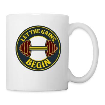 Bodybuilder Body Building Strength Training Gift - Mug - white - Right