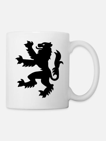 scottish lion - Mug - white