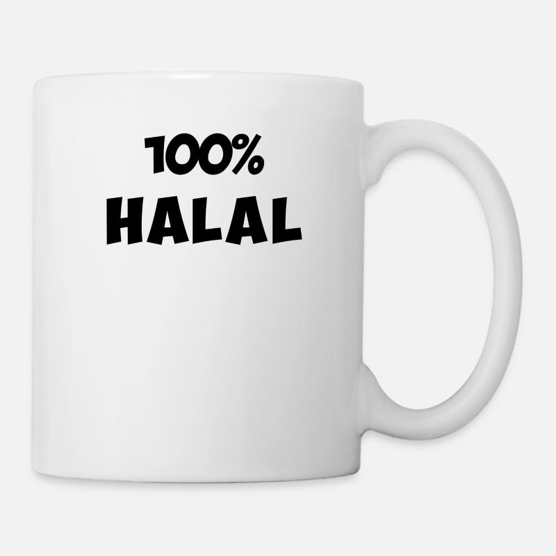 100% Halal - Mug - white