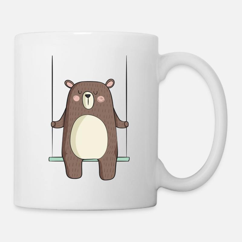Faulpelz Baer - Tasse - Weiß