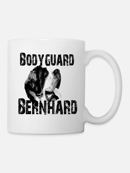 Bernhardiner,Hundekopf,Hundebesitzer,Hunde - Tasse - Weiß