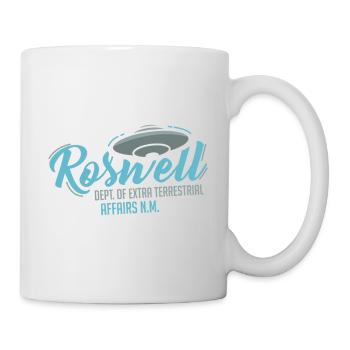 Roswell Alien Area51 Crash UFO cadeau - Mug blanc - blanc - Droite