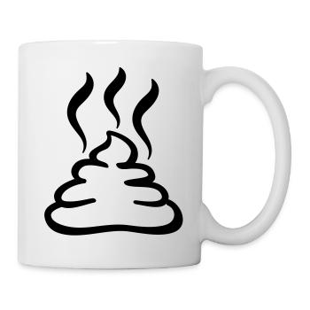 shit_smell__f1 - Mug blanc - blanc - Droite