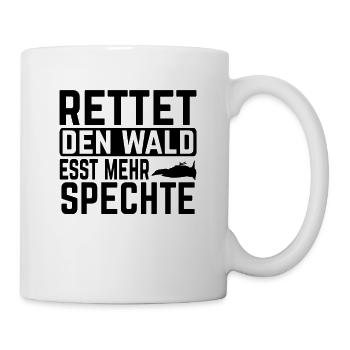 Sauve la forêt De la cétacé Plus de brochets idée de cadeau - Mug blanc - blanc - Droite