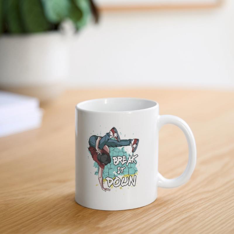 Breakdance Break It Down | Breakdancing Geschenk Tasse