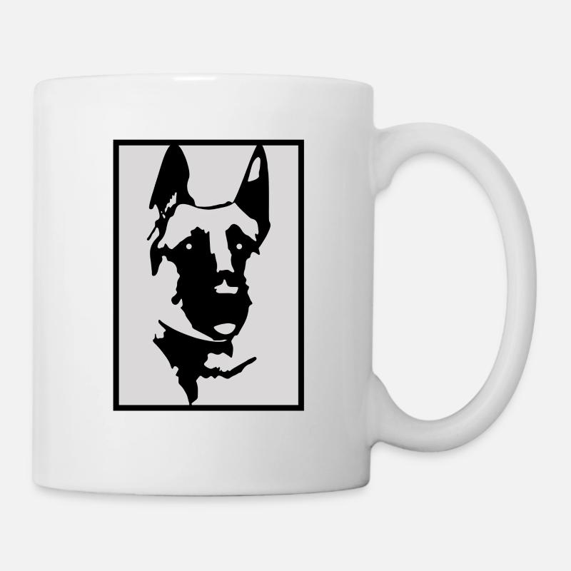 (Schäferhund) - Tasse - Weiß