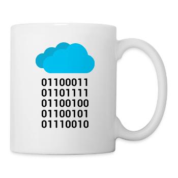 Computer Science Binary Gift Shirt - Mug - white - Right