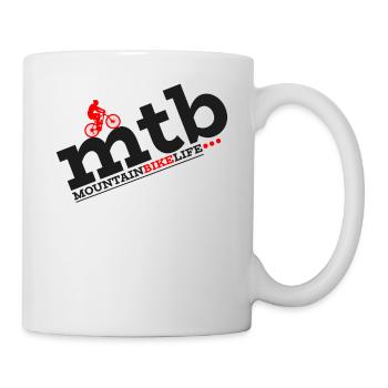 Mountain Bike Biker MTB Bike Gift - Mug - white - Right