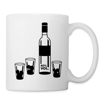 alkohol_f1 - Tasse - Weiß - Rechts