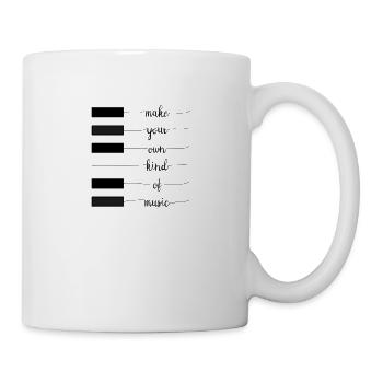 cool piano piano grand piano gift - Mug - white - Right