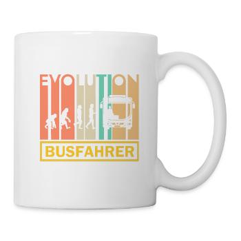 Bus Driver Profession Gift · Evolution - Mug - white - Right