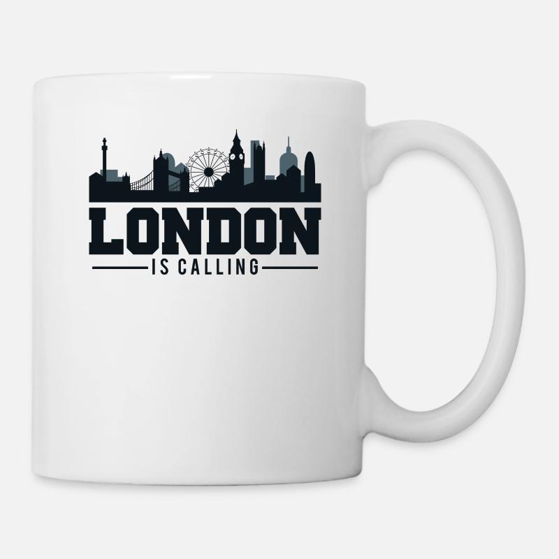 Awesome London Is Calling Skyline UK - Mug - white
