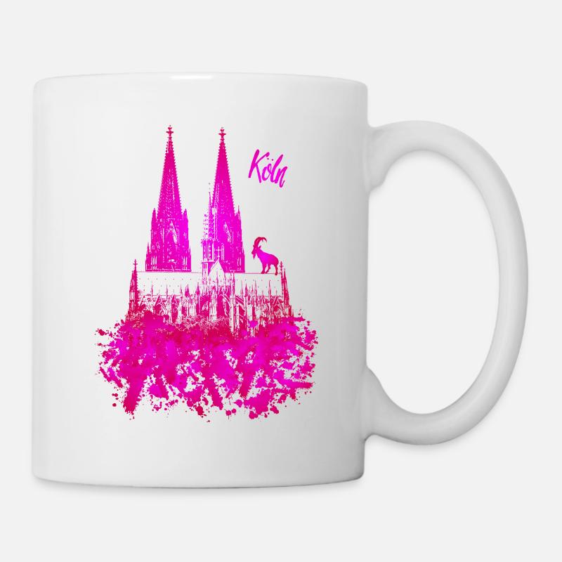 Kölner Dom - Tasse - Weiß