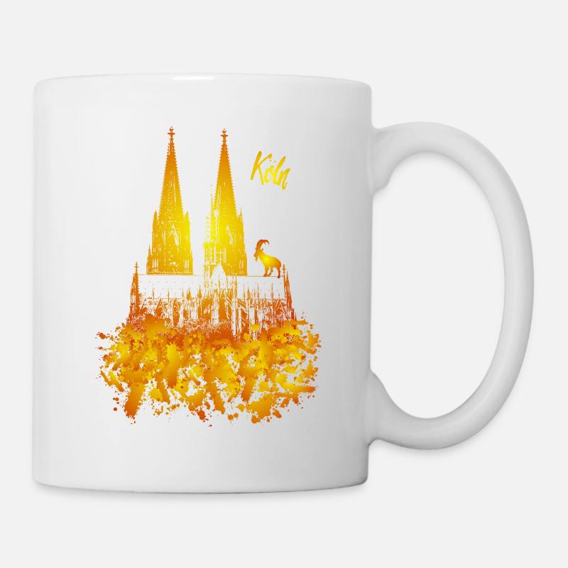 Kölner Dom - Tasse - Weiß