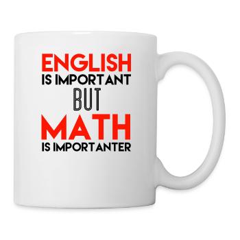 Mathématiciens cadeaux professeurs de maths scolaire cadeau - Mug blanc - blanc - Droite