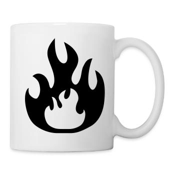 fire__f1 - Mug blanc - blanc - Droite