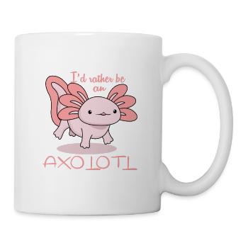 Fliegender Süßer Axolotl Schwanzlurch - Tasse - Weiß - Rechts
