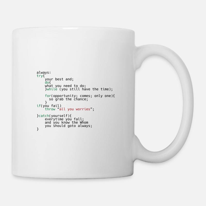 Geek Coder - Mug blanc - blanc
