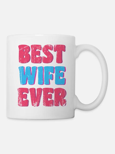 Beste Ehefrau der Welt - Tasse - Weiß