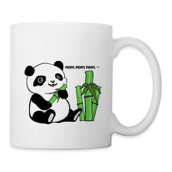 Pandabär - Tasse - Weiß - Rechts