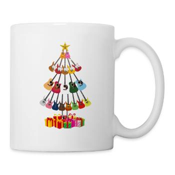 Guitar Christmas Tree - Tasse - Weiß - Rechts