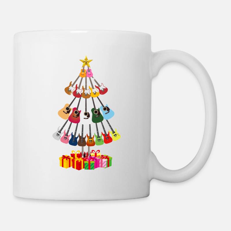 Guitar Christmas Tree - Tasse - Weiß