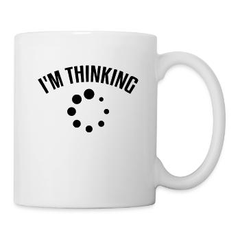 Computer Nerd I'm Thinking... - Mug - white - Right