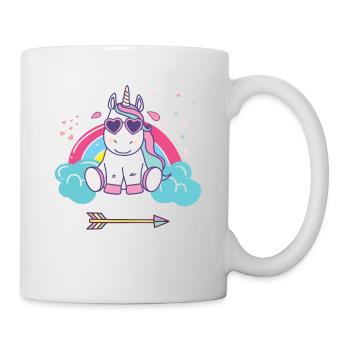 Cool Licorne - Mug blanc - blanc - Droite