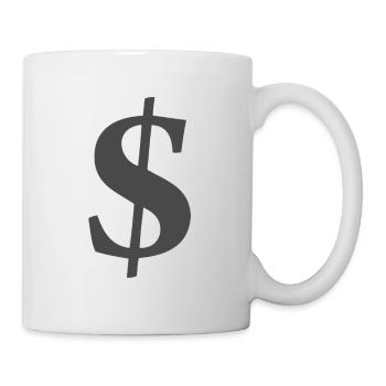 argent - Mug blanc - blanc - Droite