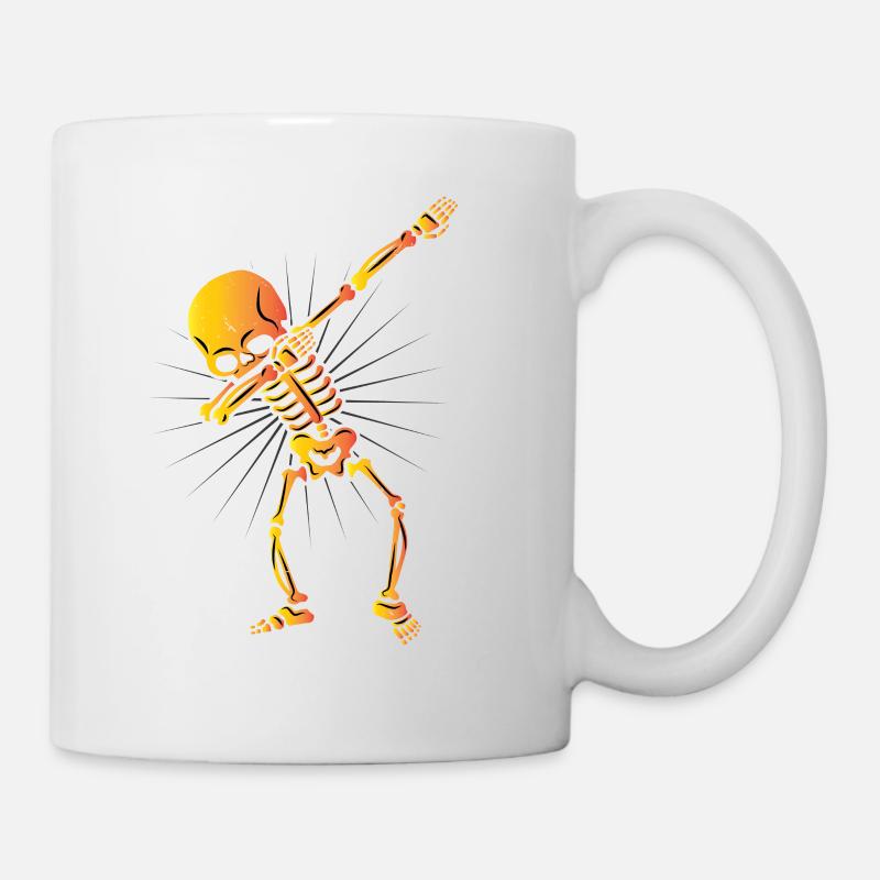 Dabbing Skeleton Skeleton - Mug - white