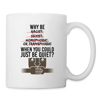 ANTIDISKRIMINIEREND - Tasse - Weiß - Rechts