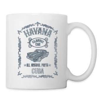 Voiture classique Cuba La Havane Voiture classique - Mug blanc - blanc - Droite