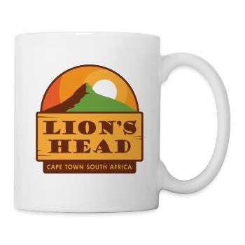 Lion's Head - Cape Town South Africa Shirt - Tasse - Weiß - Rechts