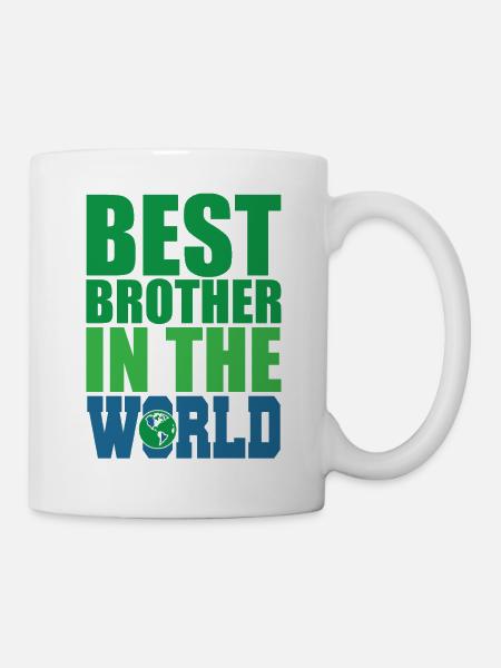 Bester Bruder auf der Welt - Tasse - Weiß