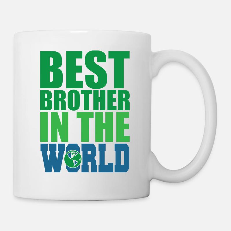 Bester Bruder auf der Welt - Tasse - Weiß