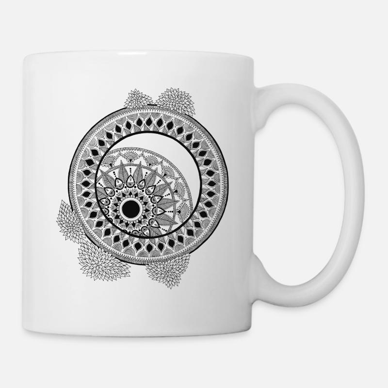 Mandala - Tasse - Weiß
