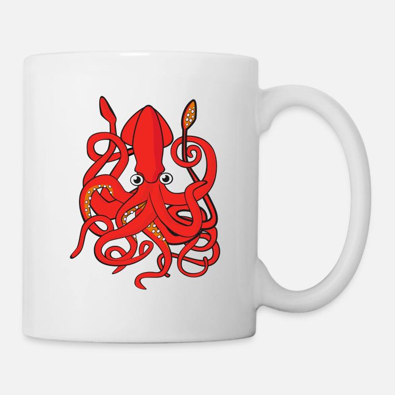 Architeuthis dux Riesenkrake Riesenkalmar Krake - Tasse - Weiß