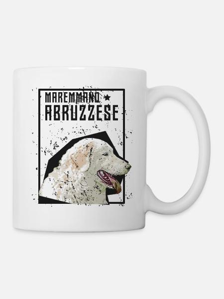 Pastore Maremmano Abruzzese Herdenschutz Hütehund - Tasse - Weiß