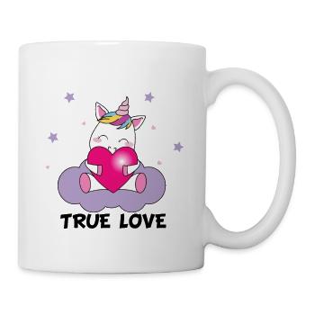 Unicorn True Love - Mug blanc - blanc - Droite