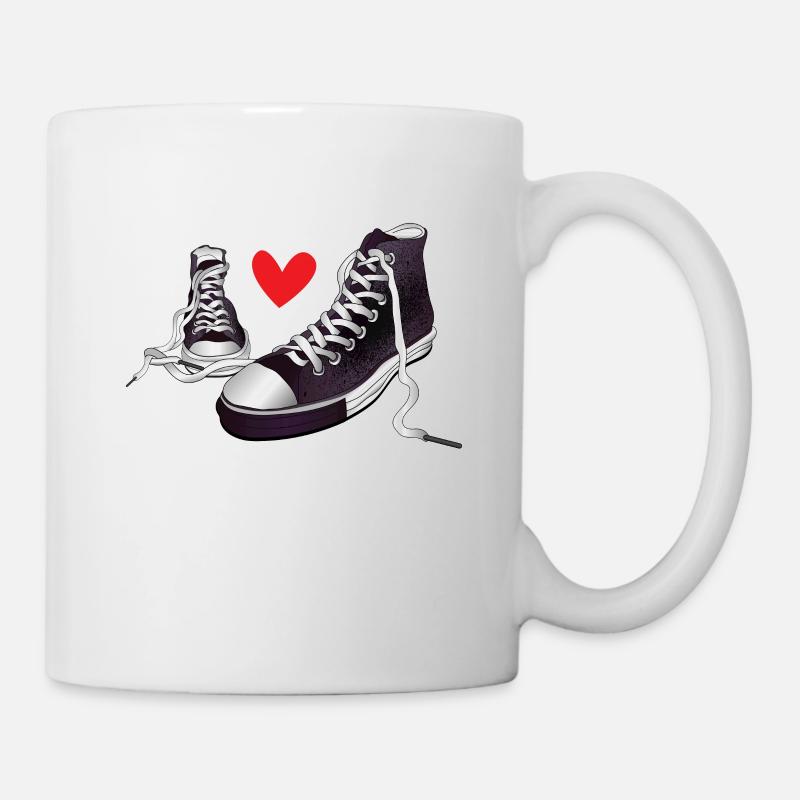 Chucks Schuhe Paar - Tasse - Weiß