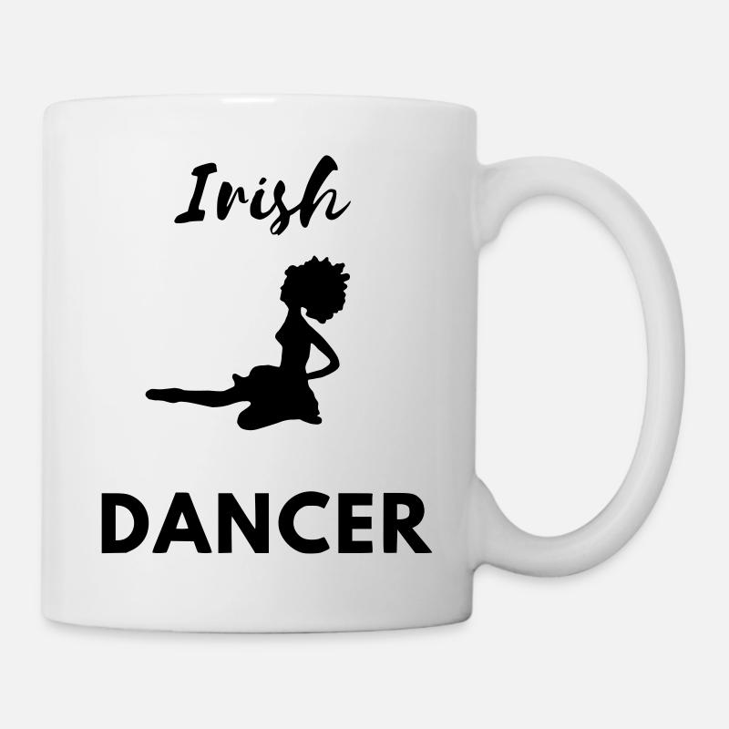 Irish Dance Design - Tasse - Weiß
