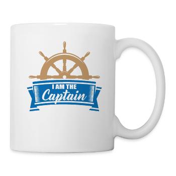 Seefahrer / Seemann - Ich bin der Kapitän! - Tasse - Weiß - Rechts