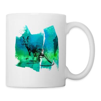 Kangaroo kangaroo kangaroo kangaroo t shirt - Mug - white - Right