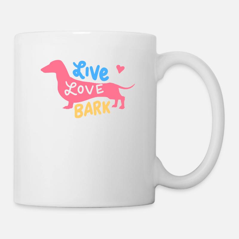 Dackel Shirt Dachshund Jagdhund Geschenk - Tasse - Weiß