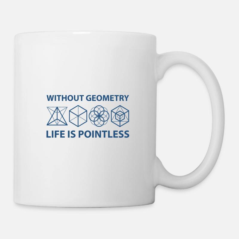 Without Geometry Life Is Pointless - Mug - white