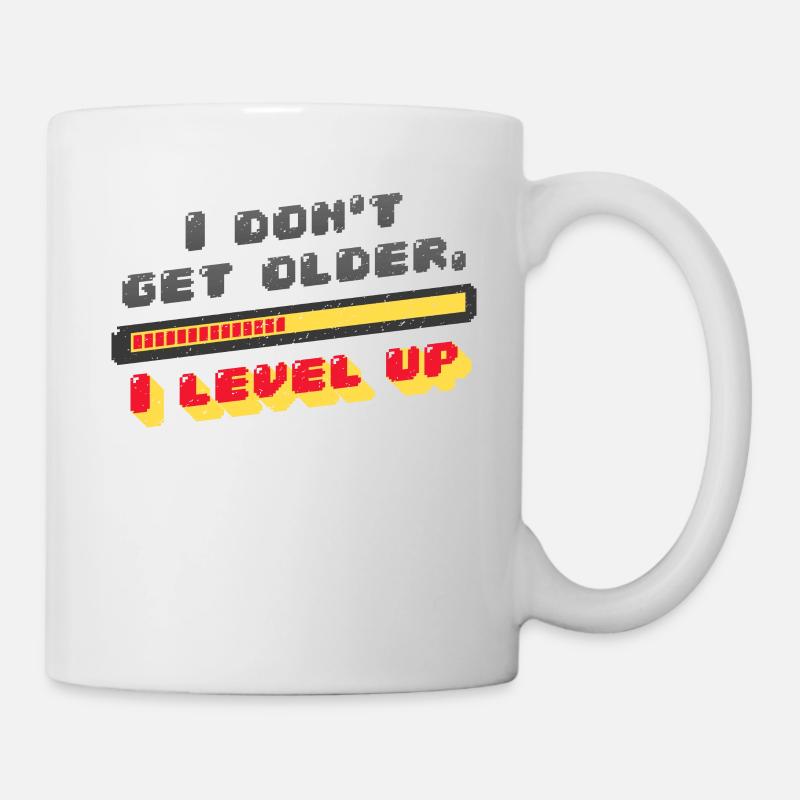 Gaming Level up - Tasse - Weiß