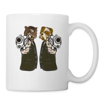 Mafia Hund Löwe - Tasse - Weiß - Rechts