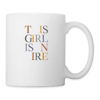 Girl Power Cool Frauenpower Retro Vintage Geschenk - Tasse - Weiß - Rechts