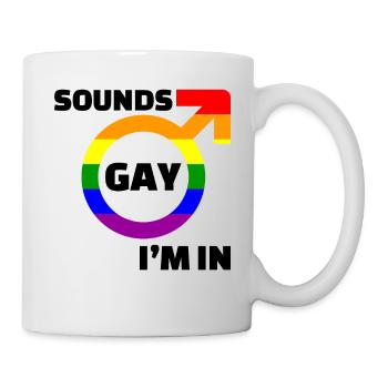 Paix mondiale femmes droits humains non gay gay lesbienne - Mug blanc - blanc - Droite